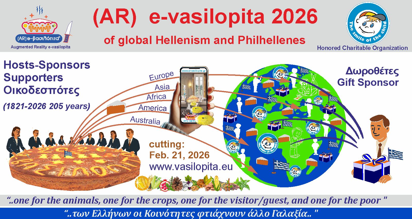 AR e-vasilopita 2026 Hosts
